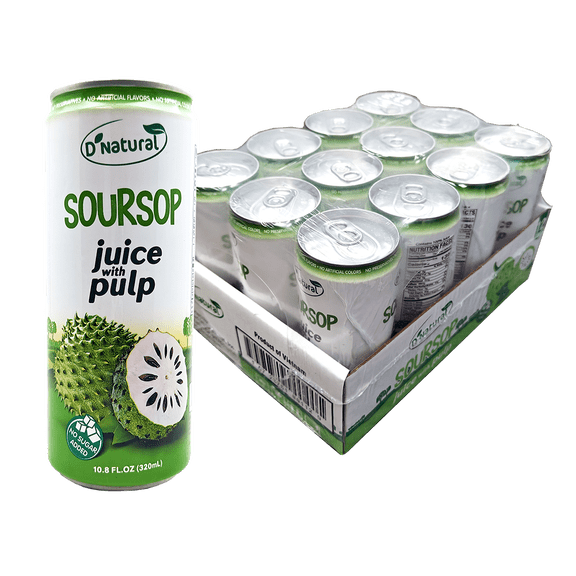 D'Natural - SOURSOP Juice with pulp (100% Juice)