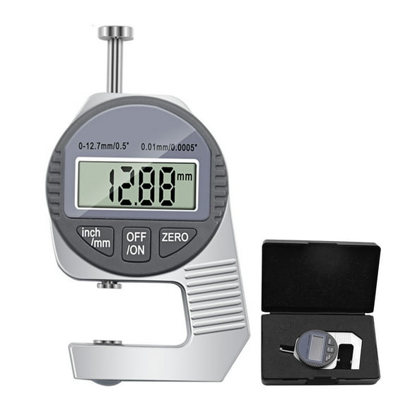 Thickness Gauge,Inch/ 0-12.7mm Micrometer Meter With Thickness Thickness 0-0.5 Inch/ 0-12.7mm Tools 0-0.5 Inch/ Micrometer Thickness Meter Thickn Thickn Tools Micrometer Thickn Meter Siuke Huiop