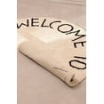 thumbnail image 5 of BUNGALOWANDBEYOND Welcome Tufted Rug | Quotes Rugs | Customized Rug | Kids Room Rug | Play Area Rug | Nursery Rug | Soft Cozy Rug | Cute Floor Rug | Kids Rug | 5.3 ft Diameter, 5 of 5