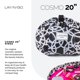 thumbnail image 2 of Organizador de bolsas de cosméticos y maquillaje Lay-n-Go Cosmo 20 cm, negro/blanco, 2 of 8