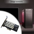 thumbnail image 4 of Add On Cards NVMe M.2 to PCIe 4.0 x4 Card M.2 PCIE Adapter NVMe SSD Host, 4 of 10