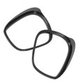 thumbnail image 4 of 2 piezas espejo retrovisor protector contra la lluvia estilo fibra de carbono espejo lateral lluvia ceja reemplazo para Mustang Mach-E, 4 of 5