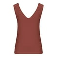 thumbnail image 5 of Mittory Women’s Sexy Plunge Deep V Neck Sleeveless V Backless Going Out Tank Trendy Bodysuits Tops, 5 of 6