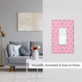 thumbnail image 5 of Fotbe Pink Bows Print Duplex Receptacle Wall Plate, 1-Gang 5.0" x3.0" Wall Outlet Covers, Dual Outlet Faceplates Covers, Color-matched Screws Included-Style U, 5 of 6