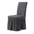 thumbnail image 3 of Bubble Lattice Elastic Chair Covers Spandex Chair Covers For Kitchen/Dining Room Office Chair Cover With Back, 3 of 7