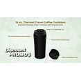 thumbnail image 3 of 16 oz. Thermal Travel Coffee Tumblers - 6 pack - Black, 3 of 5