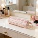 thumbnail image 1 of Roll Hair Dryer Bag Floral Storage Bag Curling Iron Clip Storage Bag, 1 of 6