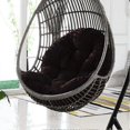 thumbnail image 2 of Hanging Egg Chair Cushion Replacement Comfortable Breathable Chair Mat For Outdoor Indoor, 2 of 5