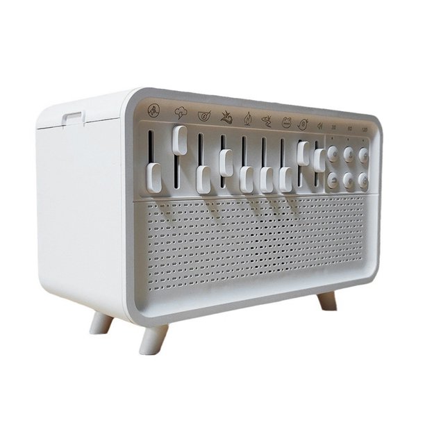 Humidificador Aire Difusor La Máquina Ruido Del Aroma Con 8 Y Blanco