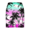 thumbnail image 4 of Summer Casual Shorts for Men Elastic Waist Drawstring Shorts Athletic Beach Floral Print Shorts with Pockets, 4 of 5