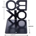 thumbnail image 2 of Book Ends - Decorative Metal Book Ends Supports for Bookrack Desk,Books, Unique Appearance Design,Heavy Duty, 2 of 4