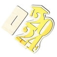 thumbnail image 1 of HOOWIFFY Golden Wooden Sign 2024 for Graduation Party Centerpieces and Grad Celebration Decor, 1 of 8