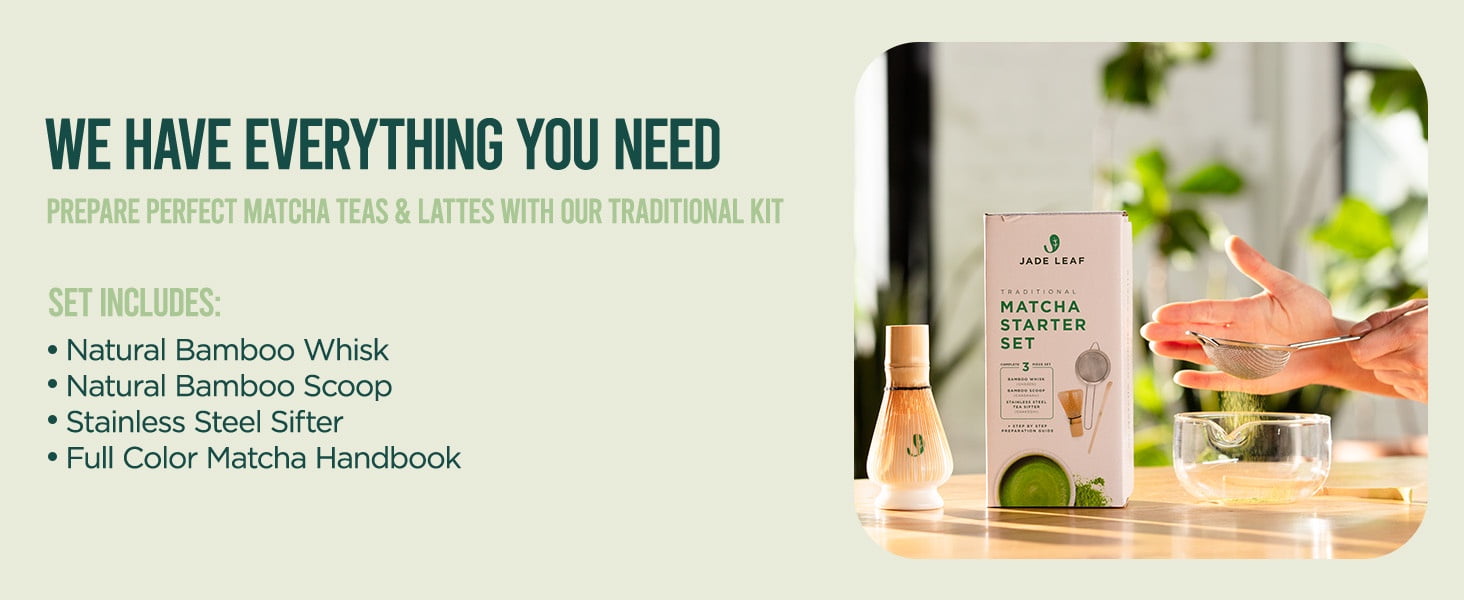Jade Leaf Matcha Traditional Matcha Starter Set