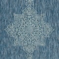 thumbnail image 6 of SAFAVIEH Courtyard Delbet Medallion Indoor/Outdoor Area Rug, Navy/Ivory, 4' x 5'7", 6 of 7