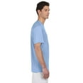 thumbnail image 2 of Hanes 4 oz NANO-T Cool Dri T-Shirt (Light Blue, Medium), 2 of 2