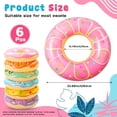thumbnail image 2 of Boen, paquete de 6 anillos inflables con forma de rosquilla para piscina, 83 cm, 2 of 6