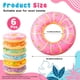 thumbnail image 2 of Boen, paquete de 6 anillos inflables con forma de rosquilla para piscina, 83 cm, 2 of 6