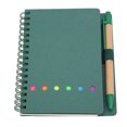thumbnail image 4 of Journal Book, Notebook Innovative Design Double Coil With Insert Pen For Business Office Stationery Green, 4 of 8