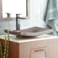 thumbnail image 4 of Native Trails CPS857 Kohani 20" Rectangular Copper Vessel Bathroom Sink - Nickel, 4 of 7