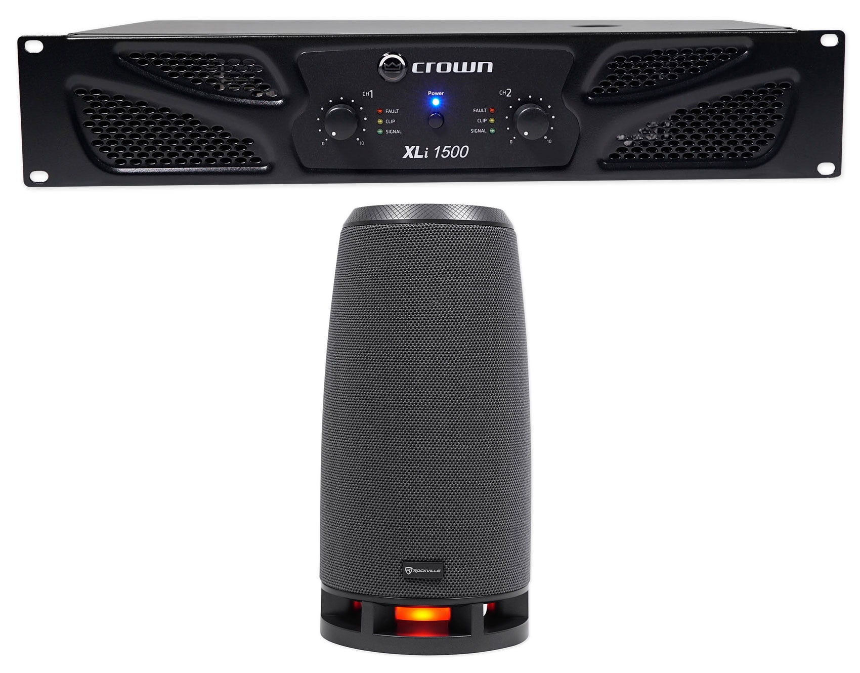 Crown Pro XLi1500 900w 2 Channel DJ/PA Power Amplifier Professional Amp