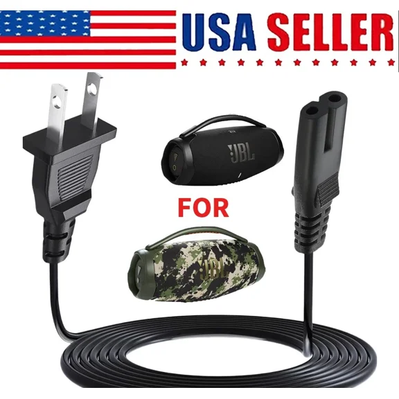 Ac Power Cord Cable For Jbl Boombox 3 Portable Bluetooth Speaker