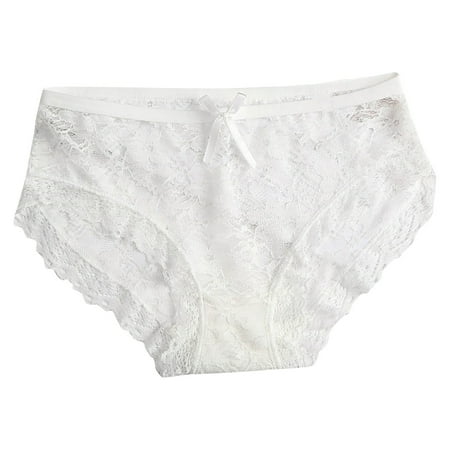 

HGWXX7 Plus Size Lingerie Women s Net Transparent Lace Underwear Mesh Yarn Underwear Briefs