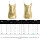 thumbnail image 2 of Vestido De Tirantes Finos Mini vestido de lentejuelas para mujer, sin espalda, cuello en V, ajustado, traje de vacaciones (dorado XL) Ygjytge para Mujer oro T L, 2 of 8