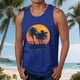 thumbnail image 1 of Camiseta sin mangas de cuello redondo para hombre, blusa informal de verano sin mangas con estampado de cuello redondo para hombre, 1 of 5