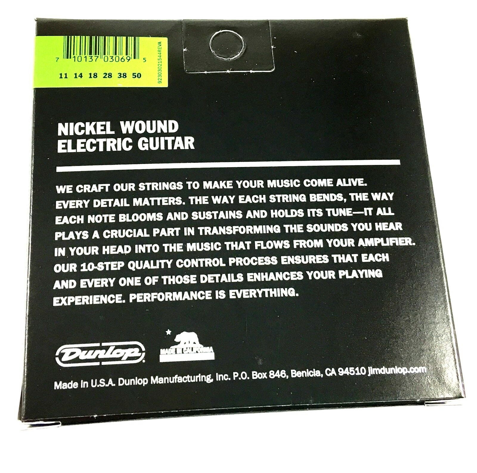 Dunlop Guitar Strings - Electric - 3 Pack - 11-50 - Nickel Plated Steel