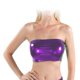 thumbnail image 5 of Top bandeau para mujer, color liso, top palabra de honor, camisón sin mangas para música Violeta, 5 of 7