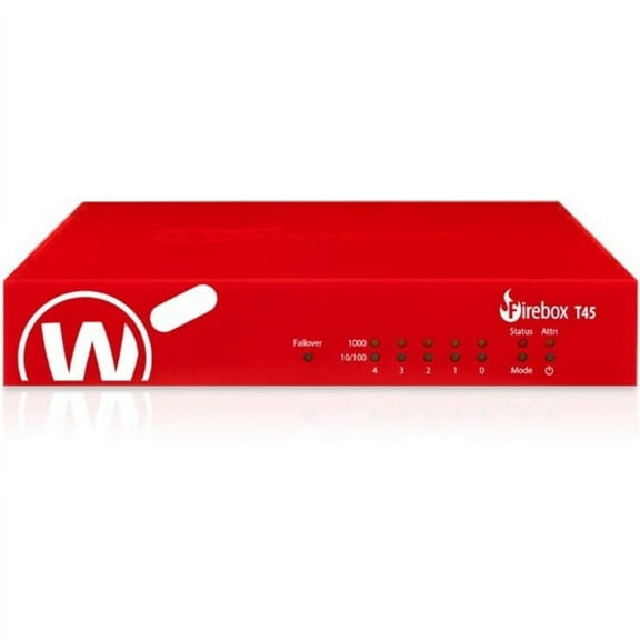 WatchGuard Firebox T45-PoE Network Security/Firewall Appliance (wgt47671-us)