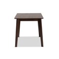 thumbnail image 3 of Baxton Studio 193271277735 Seneca Modern & Contemporary Wood Dining Table, Dark Brown, 3 of 5
