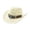 Light Yellow, variant on AWZXDE Men Women Summer Handmade Straw Cowboy Hat Hollowed Out Design Western Style Sun Protection Cap