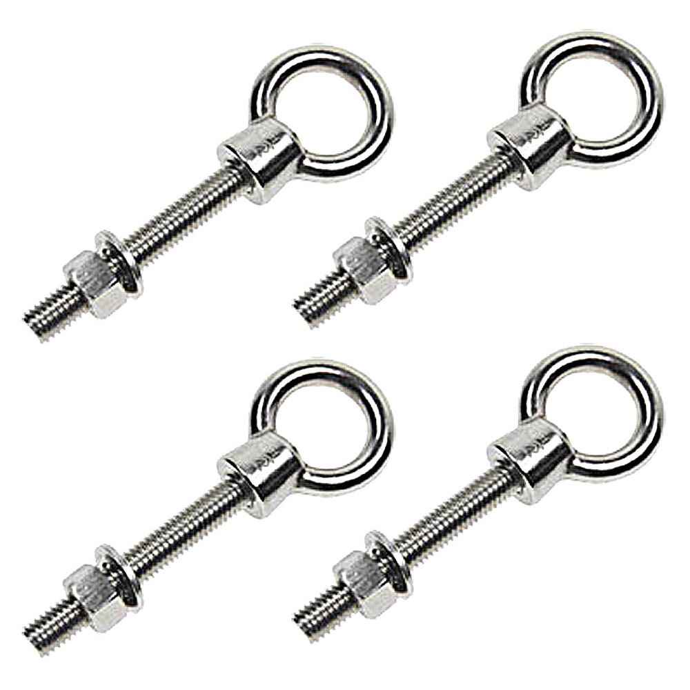 Shoulder Eye Bolts Stainless Steel Type 316 1/4" x 31/8"L 4 P