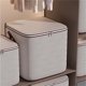 thumbnail image 1 of Non-woven Zipper Storage Bag Moving Quilt Storage Basket Travel Large-capacity Clothing Storage Bag 210L, 1 of 9