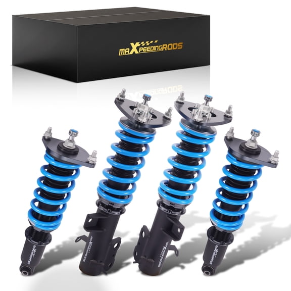MaXpeedingrods Coilover for Subaru Impreza Sport/Base trims GK GT 2017-2023, 24 Levels Damper Adjustable Coilovers Suspension Kit Strut, Height Adjustable T6 Upgraded Lowering Kits Blue