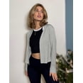 thumbnail image 5 of Zeagoo Womens Long Sleeve Shrug Summer Lightweight Cropped Open Front Shrugs Bolero Cardigan for Dress, 5 of 5