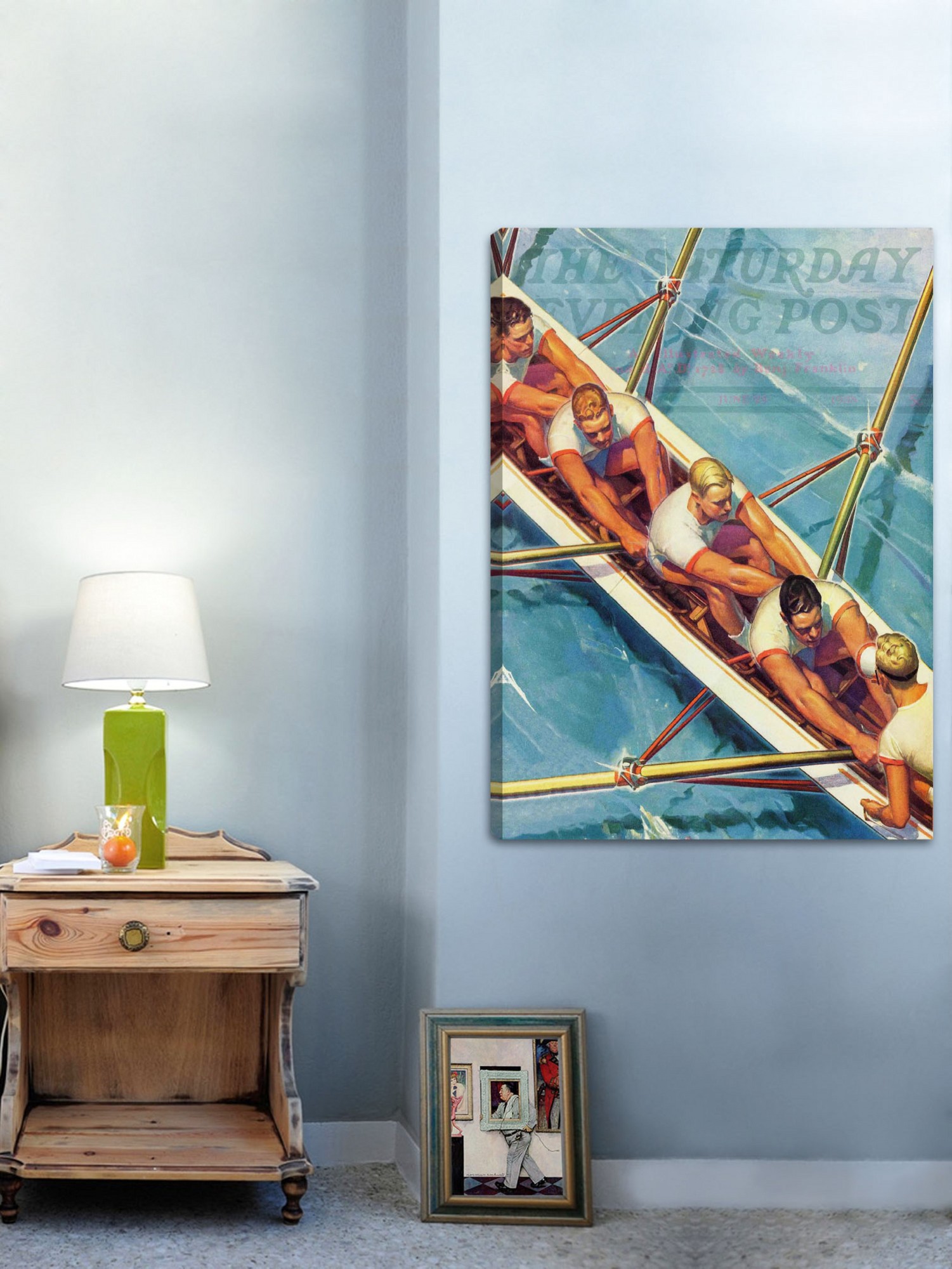 Marmont Hill Scullers by Michael Dolas Painting Print on Canvas