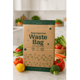 thumbnail image 4 of MKR Green Life Compostable Paper Food Waste Bags, Leak-Resistant Kitchen Organics Bags, 32 Bags (7L, 12" x 8" x 5"), 4 of 7