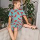 thumbnail image 4 of Balery Watermelon Conjunto de Pijama Infantil de Manga Corta con Estampado – Ropa de Dormir de Algodón Suave-3X-Large, 4 of 6
