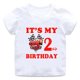 thumbnail image 4 of Camiseta con estampado de Disney para niños y niñas, camisa de algodón de manga corta con estampado gráfico de dibujos animados, decoración para fiesta de cumpleaños de bebé, 4 of 4