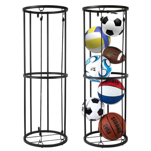 Estante de almacenamiento de bolas URMMIY vertical para garaje