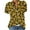 Yellow, variant on Lolmot Women's V Neck Button Down Tops Summer Casual with Front Pocket Short Sleeve Shirts Pull on Blouse T Shirt Tunic Tops