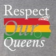 thumbnail image 5 of Wild Bobby Respect Our Queens Black Pride Tri-Blend Racerback Tank Top, Premium Heather, X-Large, 5 of 5
