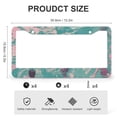 thumbnail image 3 of 2 Pcs Set Swimming Swimmers Swim Mom License Plate Cover Women Gift Mother's Day Birthday License Plate Cover Frame Metal 2 Round Holes for Us Standard Vehicles, 3 of 6