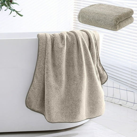 Accesorios de baño Toalla de lino suave 1 Paño Toallas para baño Juego de toallas para adultos - Altamente absorbente y juego de toallas Toallas de baño