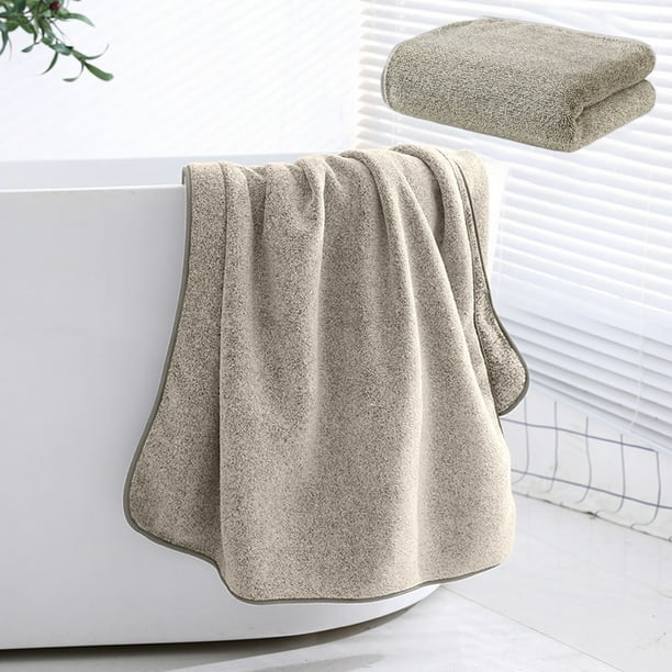 Accesorios de baño Toalla de lino suave 1 Paño Toallas para baño Juego de toallas para adultos - Altamente absorbente y juego de toallas Toallas de baño