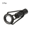thumbnail image 3 of 5.5mm Tube Dia Stainless Steel Fishing Rod Tips Repair Kit Ring Guide, 3 Pack, 3 of 6