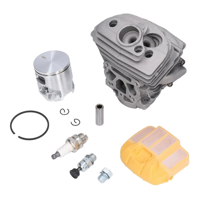 Chainsaw Accessory,46mm Cylinder Piston Assembly Cylinder Piston Assembly Cylinder Relief Valve Kit Professional Grade