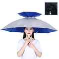 thumbnail image 4 of Chapeau Parapluie de Soleil Pêche Mains Libres Jardinage Camping Randonnée Accessoires R2Z2, 4 of 8